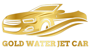 gold water jet car